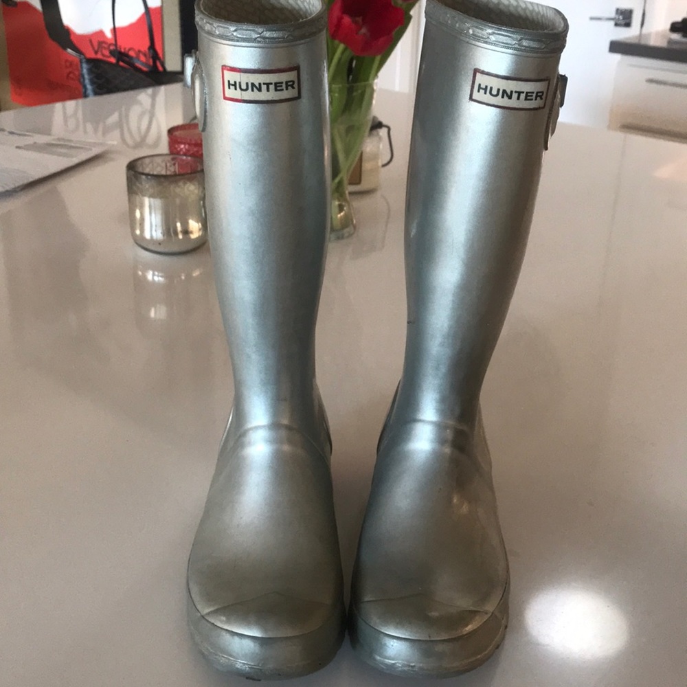 Silver Hunter Boots